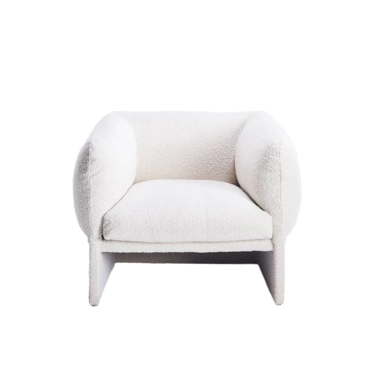 Tulip Lounge Chair - Maya Cream Boucle - Image 4