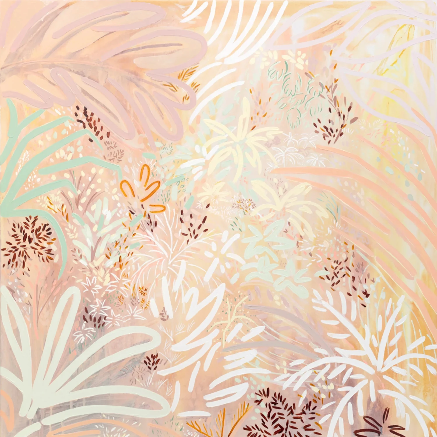 Held Canvas Print 120cm X 120cm