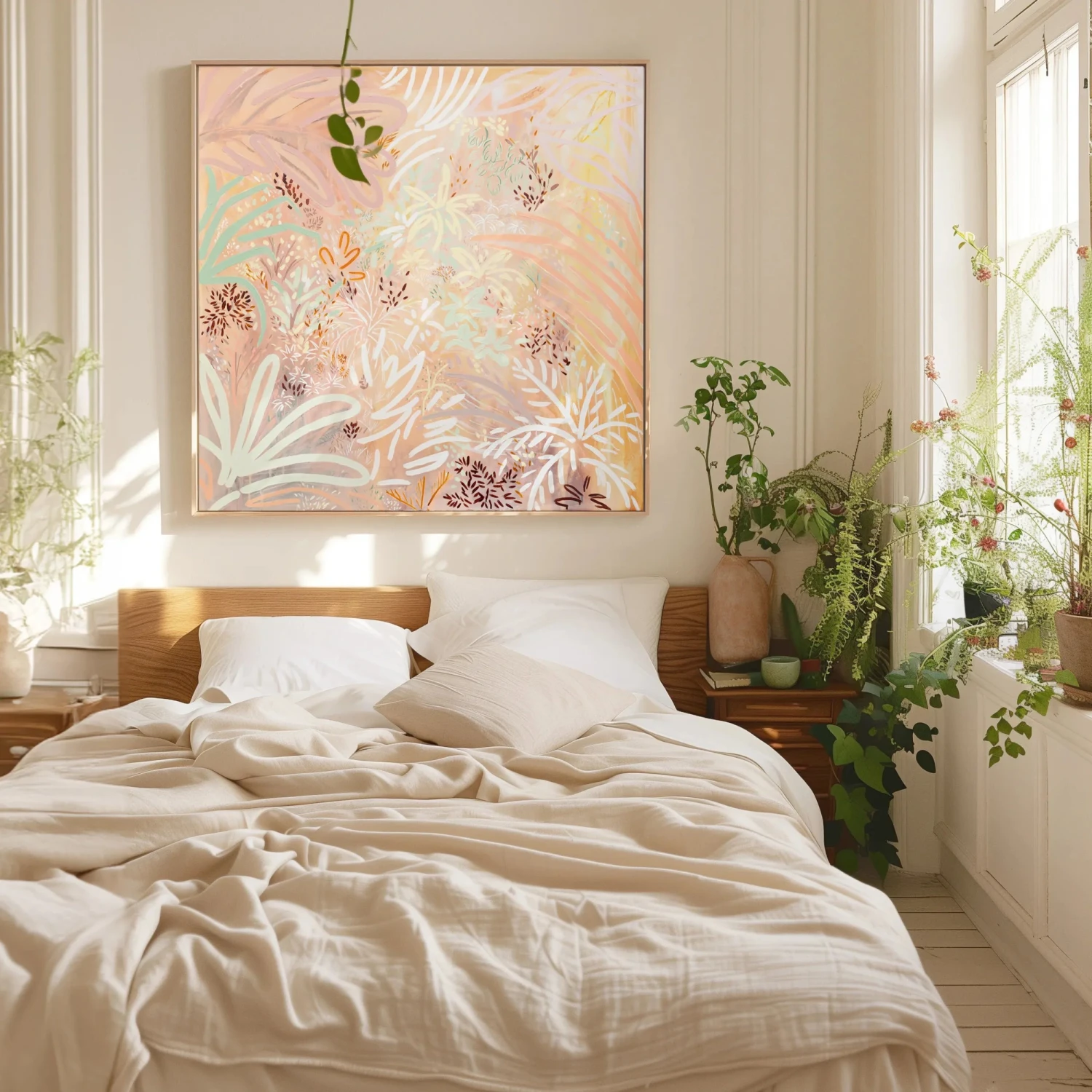 Held Canvas Print 120cm X 120cm - Image 2