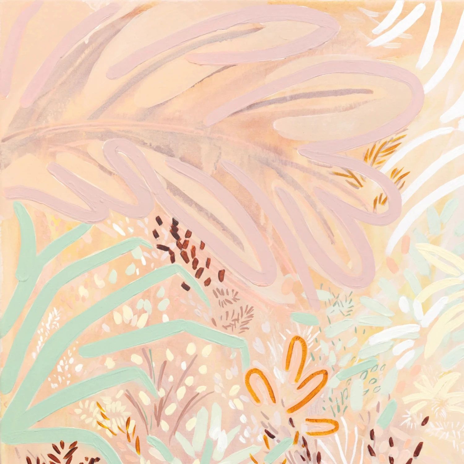 Held Canvas Print 120cm X 120cm - Image 4