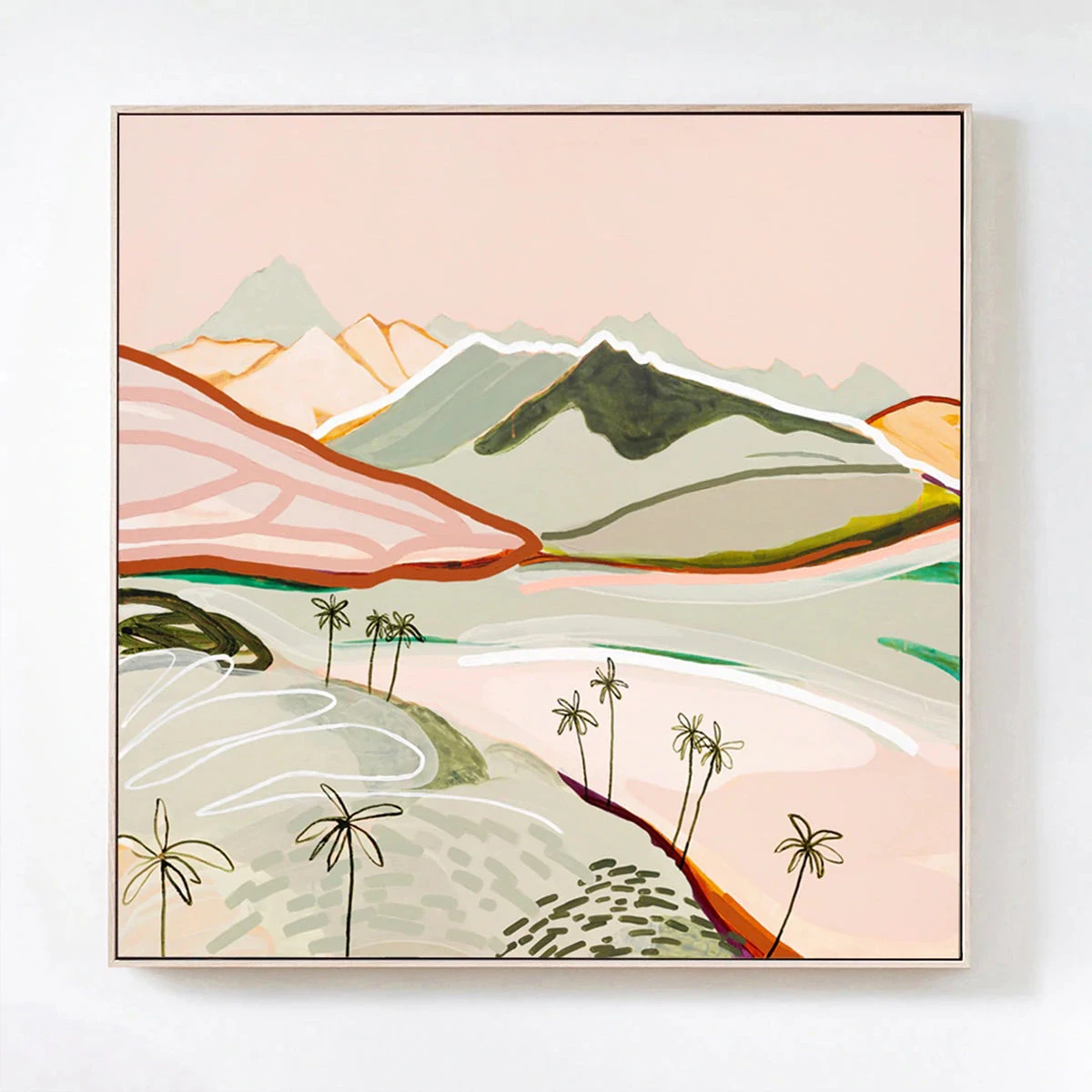 In Sun We Trust Canvas Print 80Cm X 80Cm - Image 3