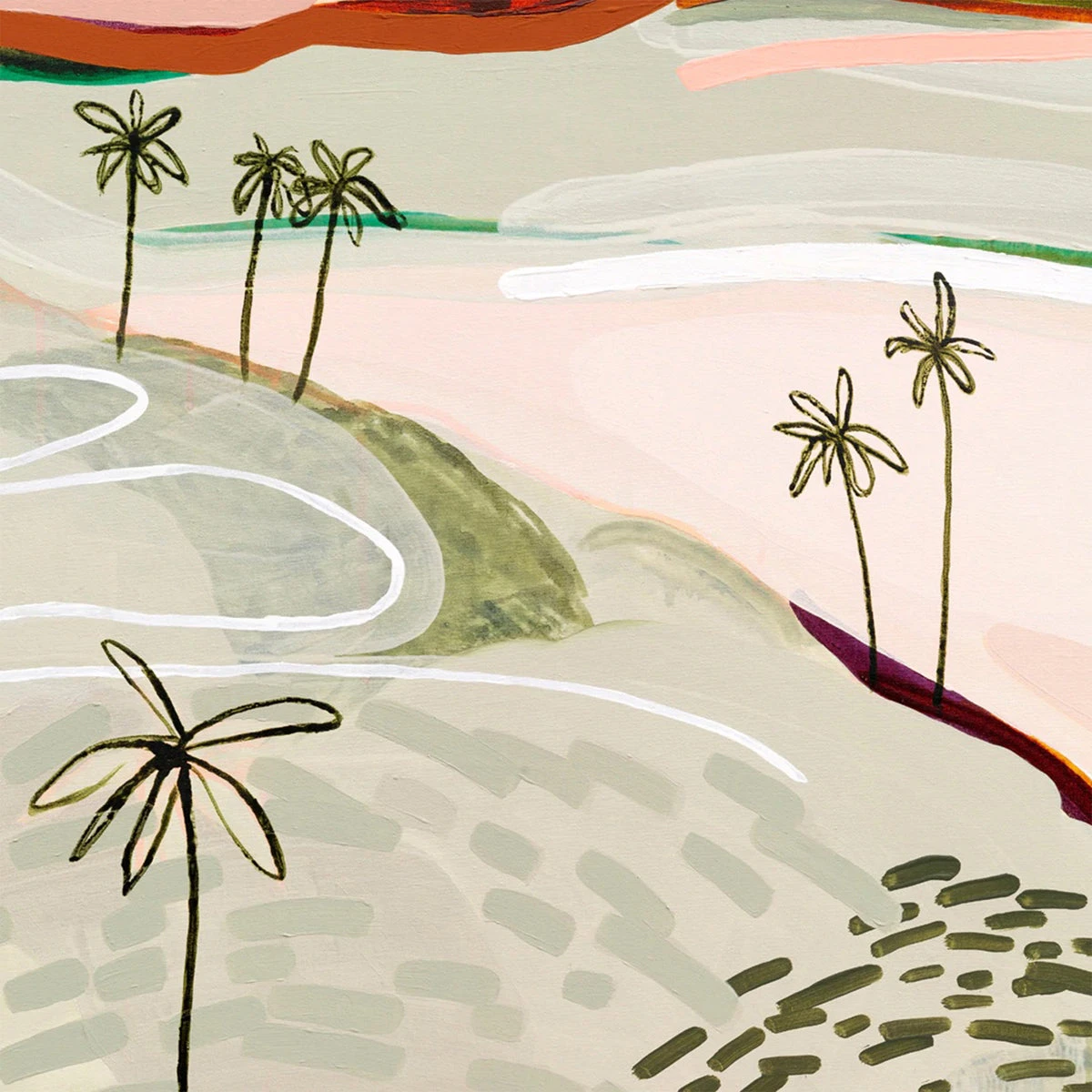 In Sun We Trust Canvas Print 80Cm X 80Cm - Image 4