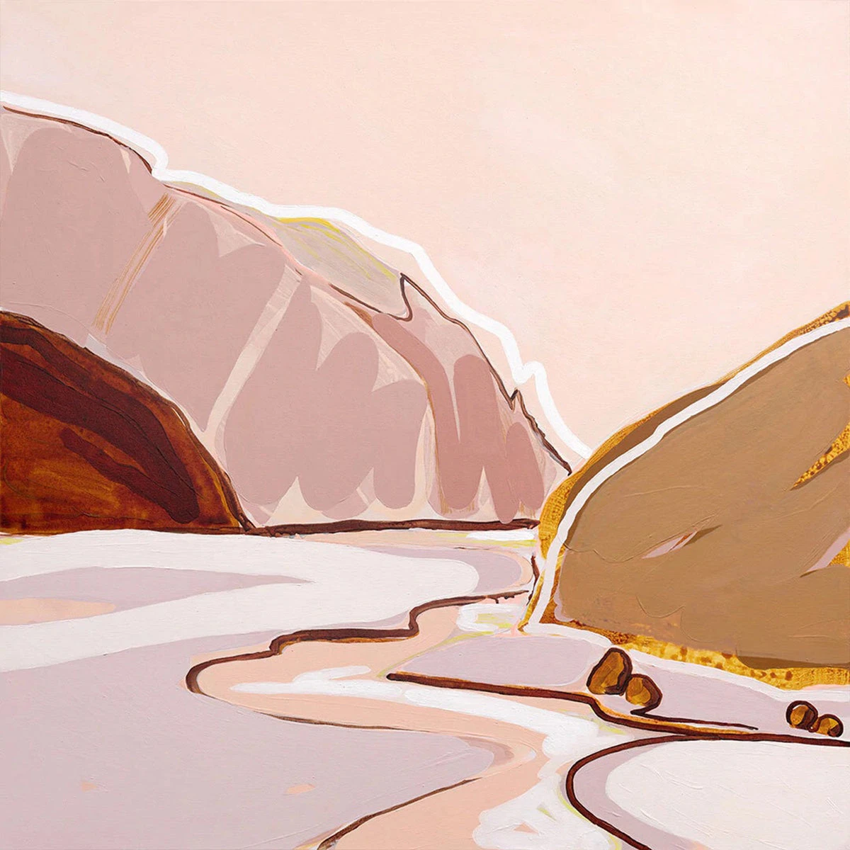 The Heart Of It All Canvas Print 140Cm X 140Cm