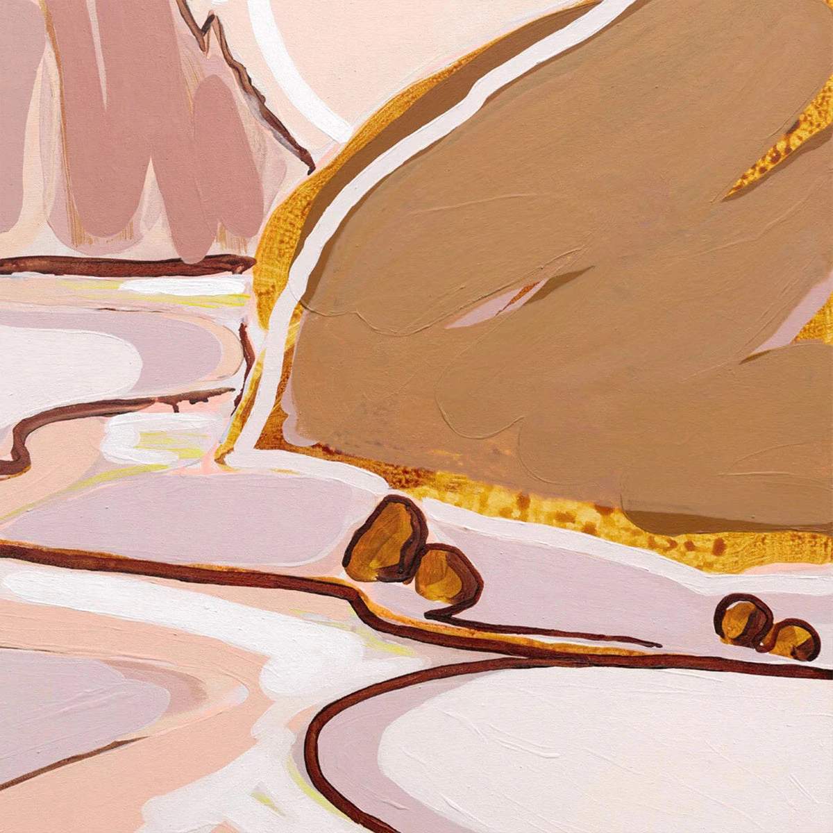 The Heart Of It All Canvas Print 140Cm X 140Cm - Image 4