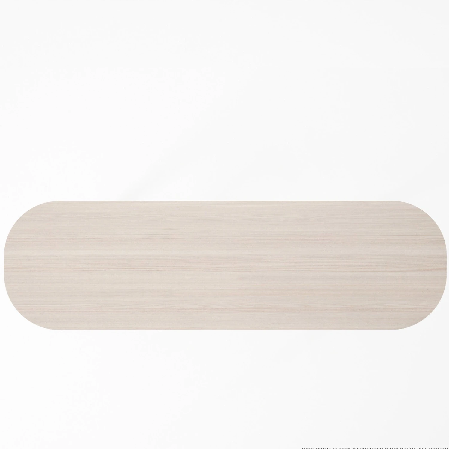 Curbus Oval Console - White Ash - Image 4