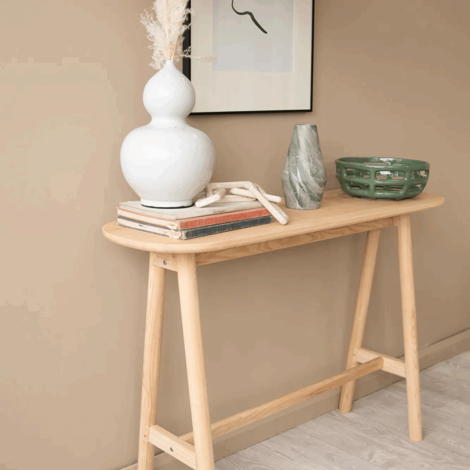 Curbus Oval Console - White Ash - Image 6