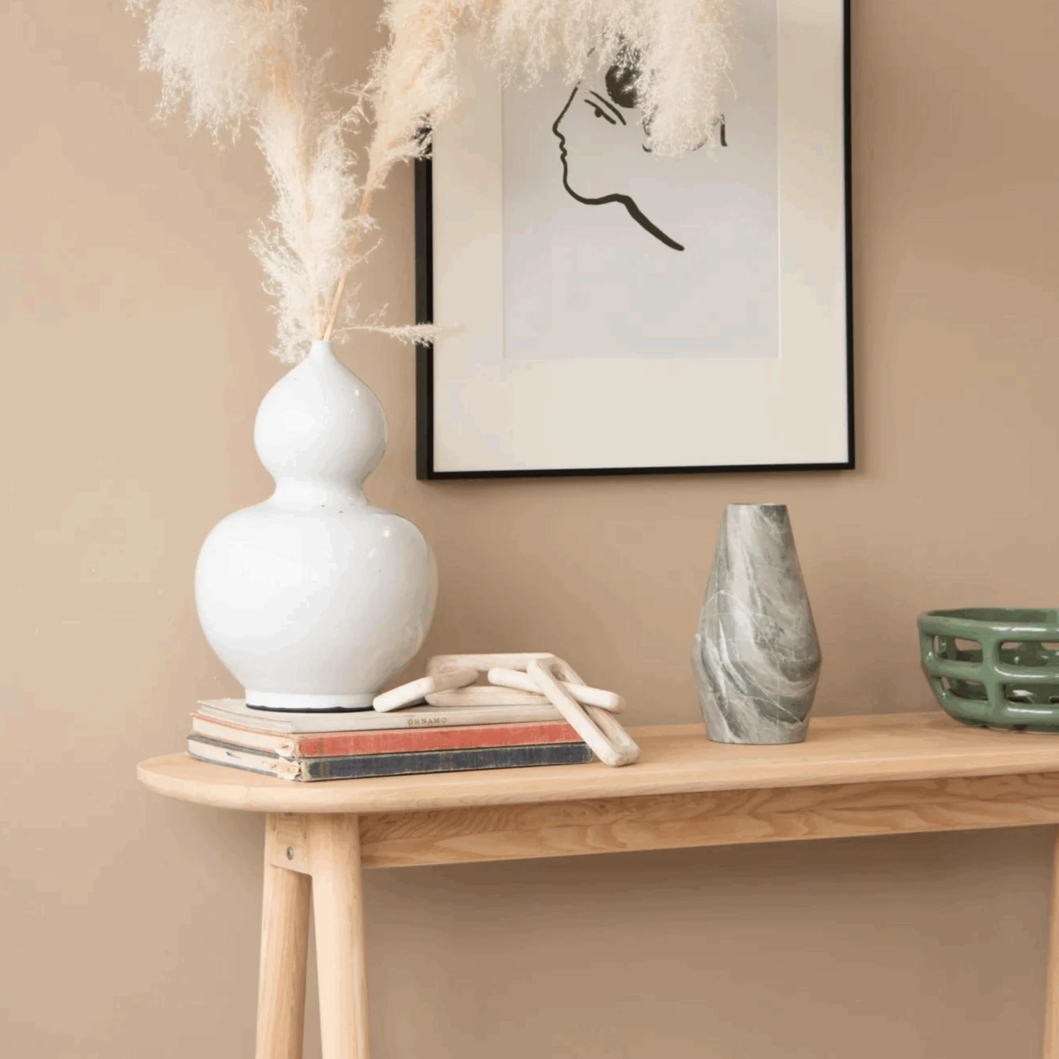 Curbus Oval Console - White Ash - Image 8