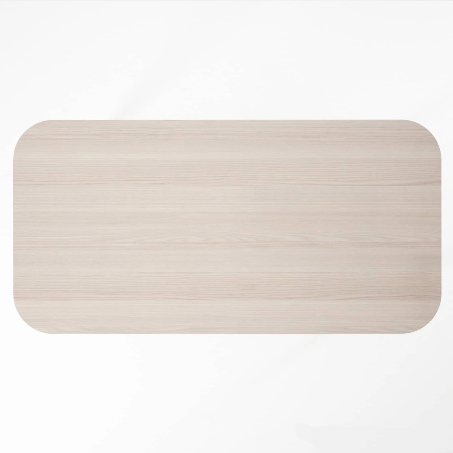 Curbus Round Corner Dining Table 160cm - White Ash - Image 5