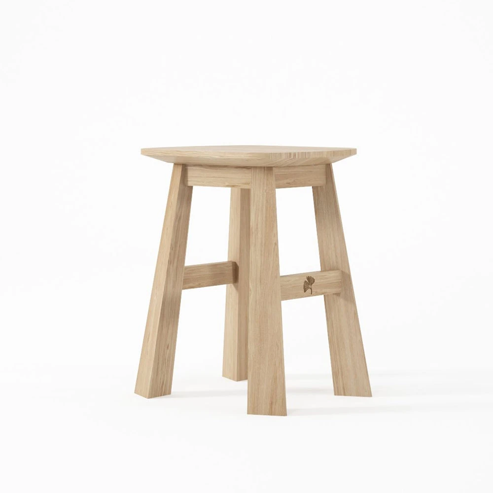 East Rectangle Stool - Oak