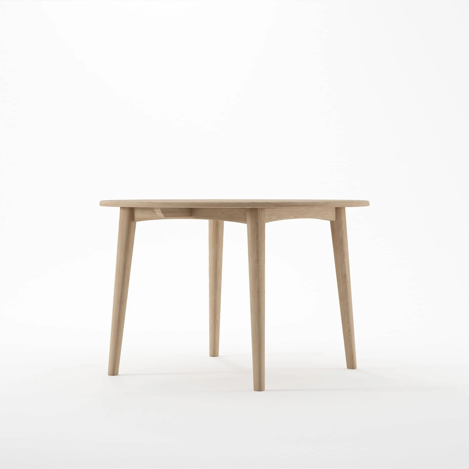 Grasshopper Round Dining Table 120cm - Oak - Image 4