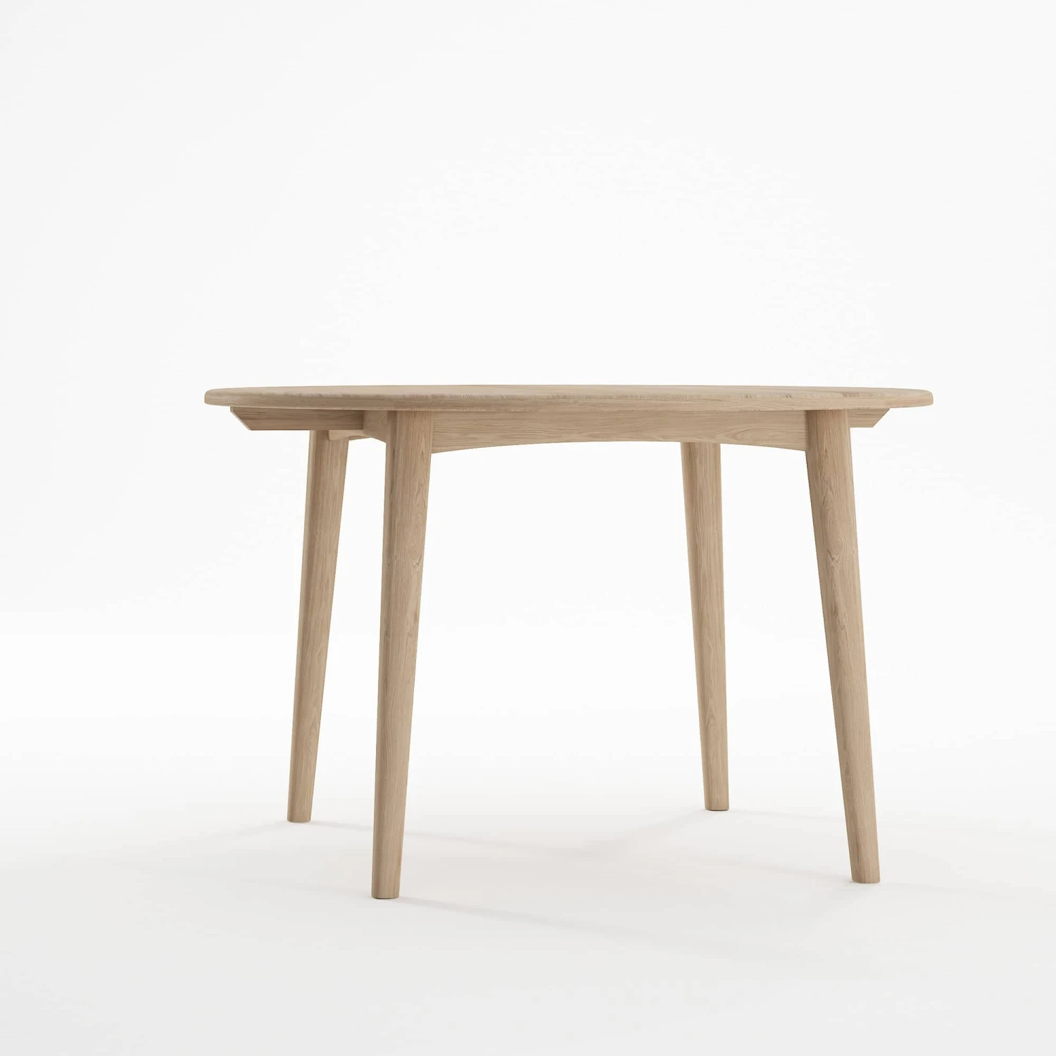 Grasshopper Round Dining Table 120cm - Oak - Image 5