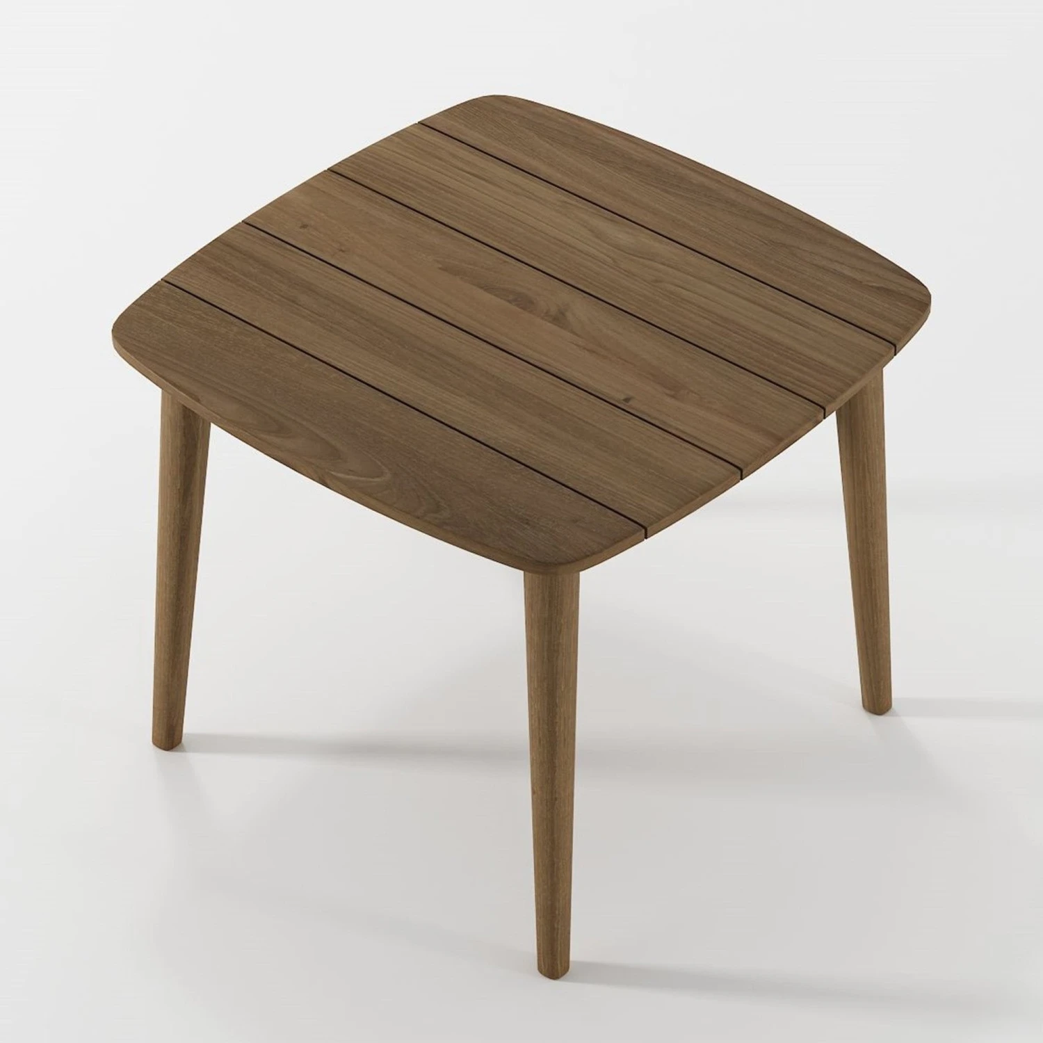 Grasshopper Outdoor Square Dining Table 90cm - Teak - Image 4