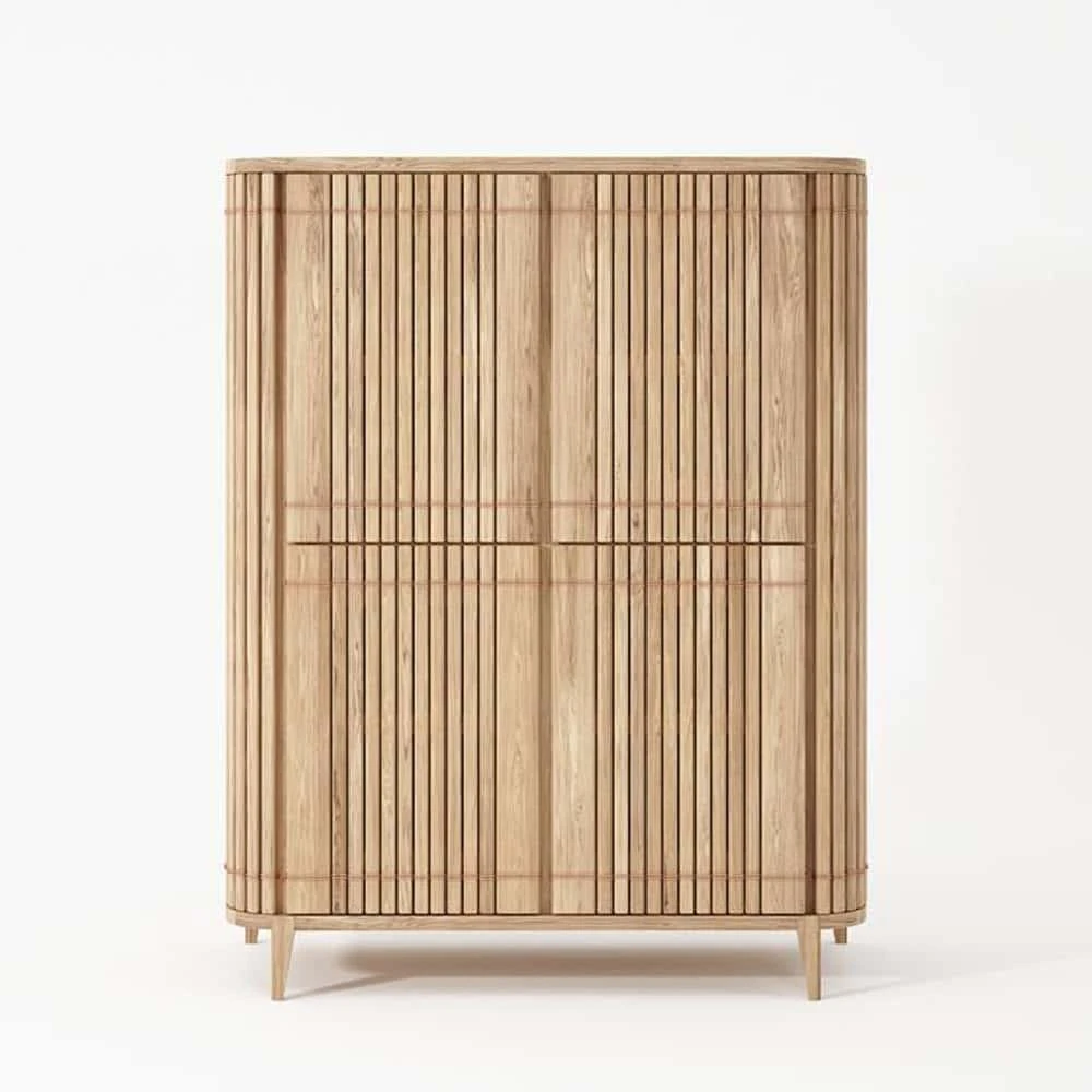 Koppar Cupboard W 4 Dr Patina Oak - Image 2