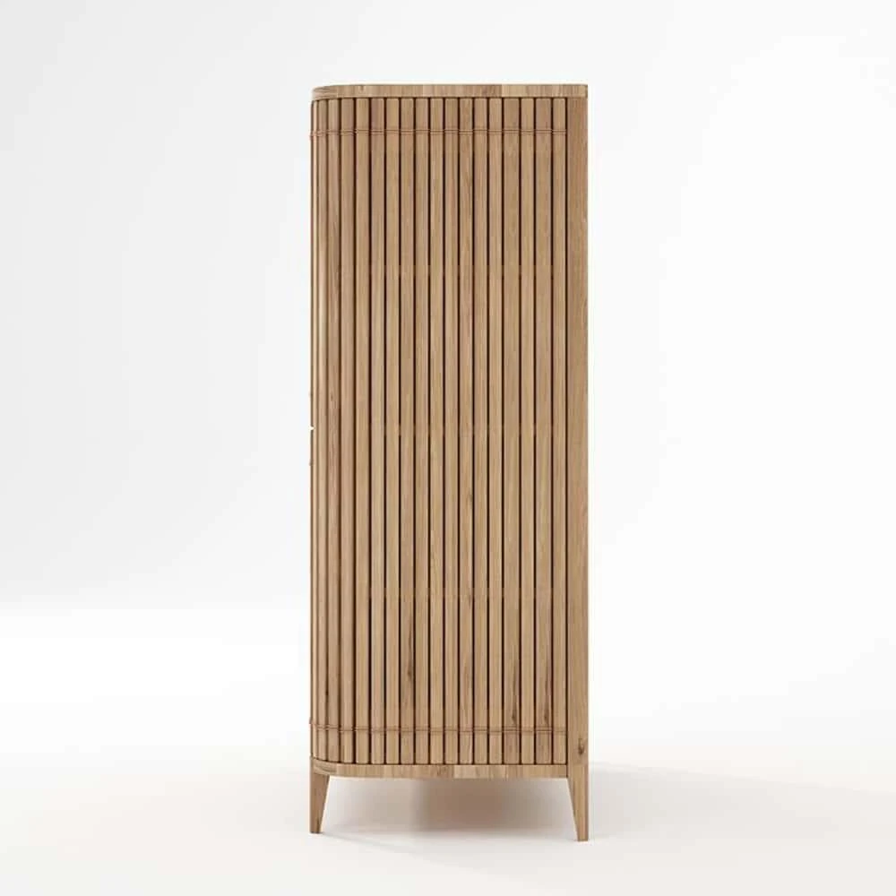 Koppar Cupboard W 4 Dr Patina Oak - Image 6