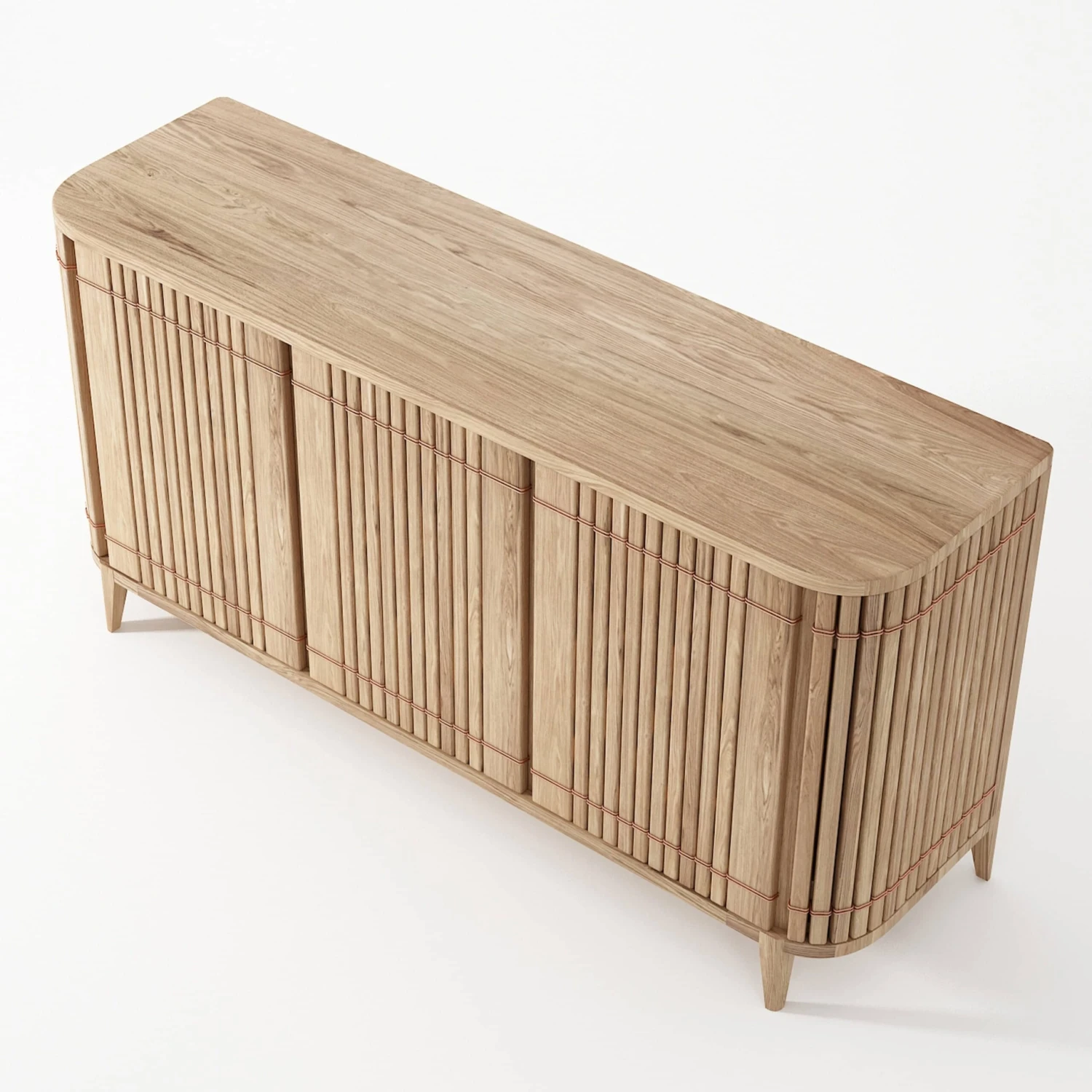 Koppar Large Sideboard With 3 Doors - Patina Oak - Image 4