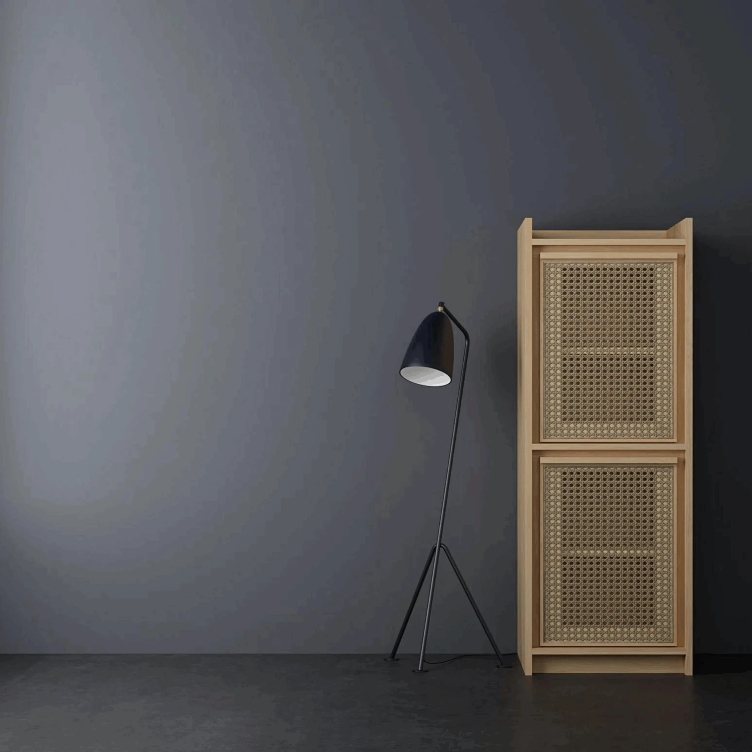 Roots 2 Door Cupboard - Oak - Image 2