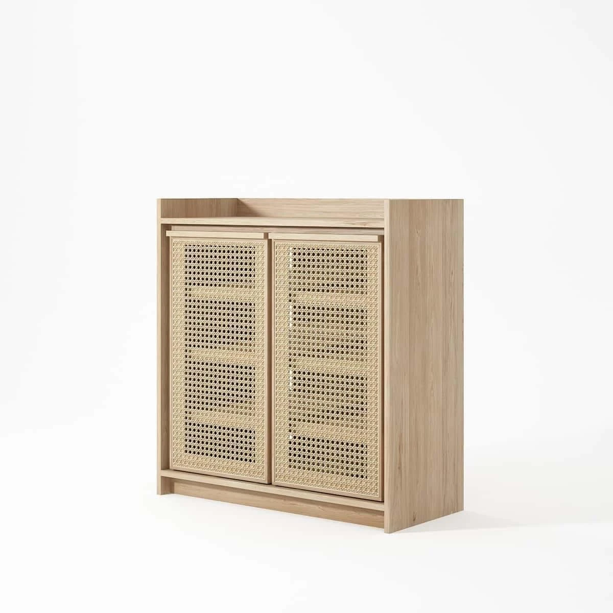 Roots Shoe Rack -Oak