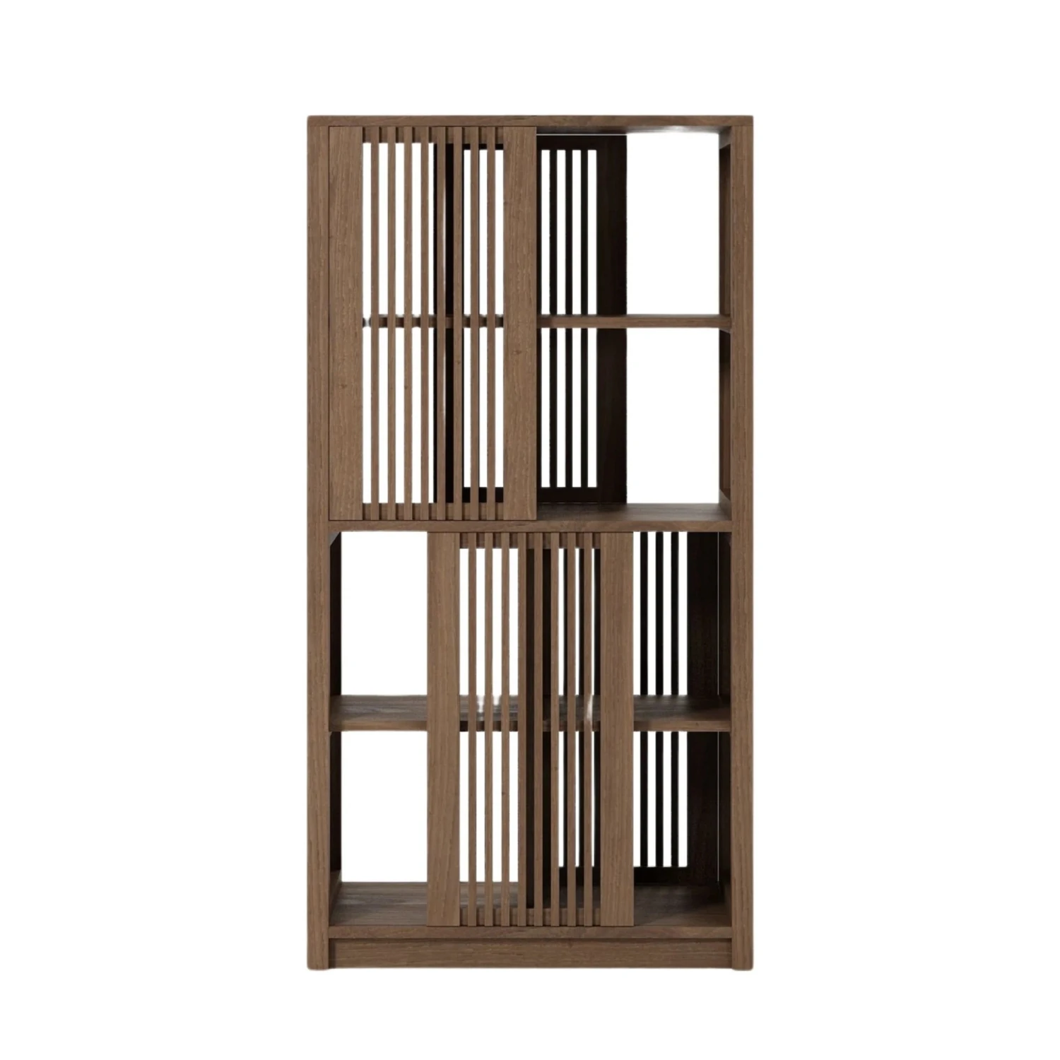 Ray Open Tall Cabinet - Teak - Image 2