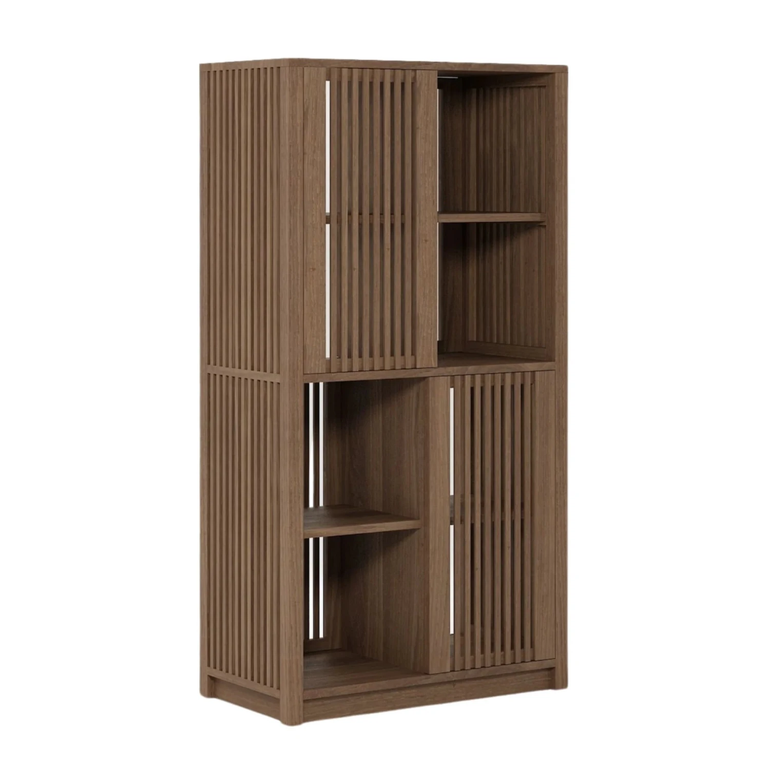 Ray Open Tall Cabinet - Teak - Image 3
