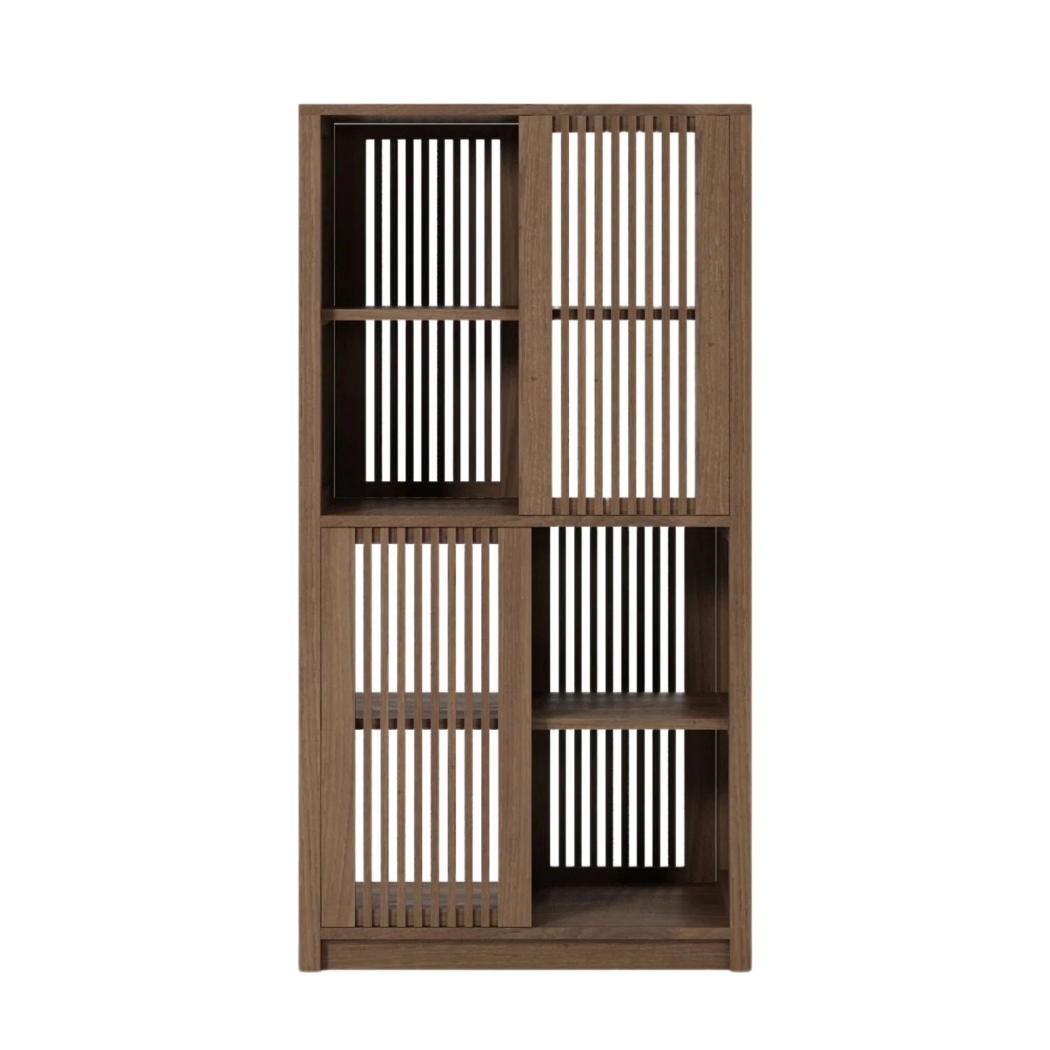 Ray Open Tall Cabinet - Teak - Image 4