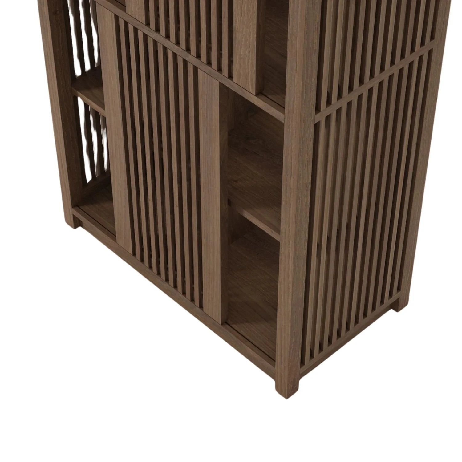 Ray Open Tall Cabinet - Teak - Image 5