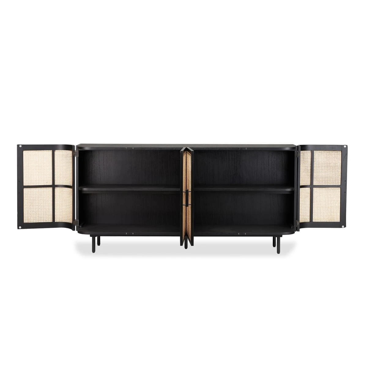 Embrace Rattan Sideboard 180 Cm - Black - Image 4