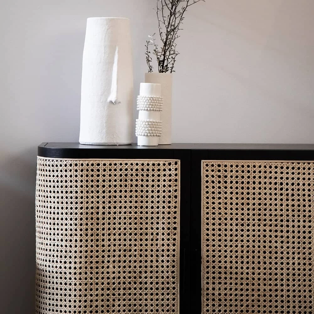Embrace Rattan Sideboard 180 Cm - Black - Image 12