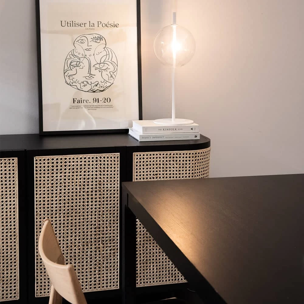 Embrace Rattan Sideboard 180 Cm - Black - Image 11