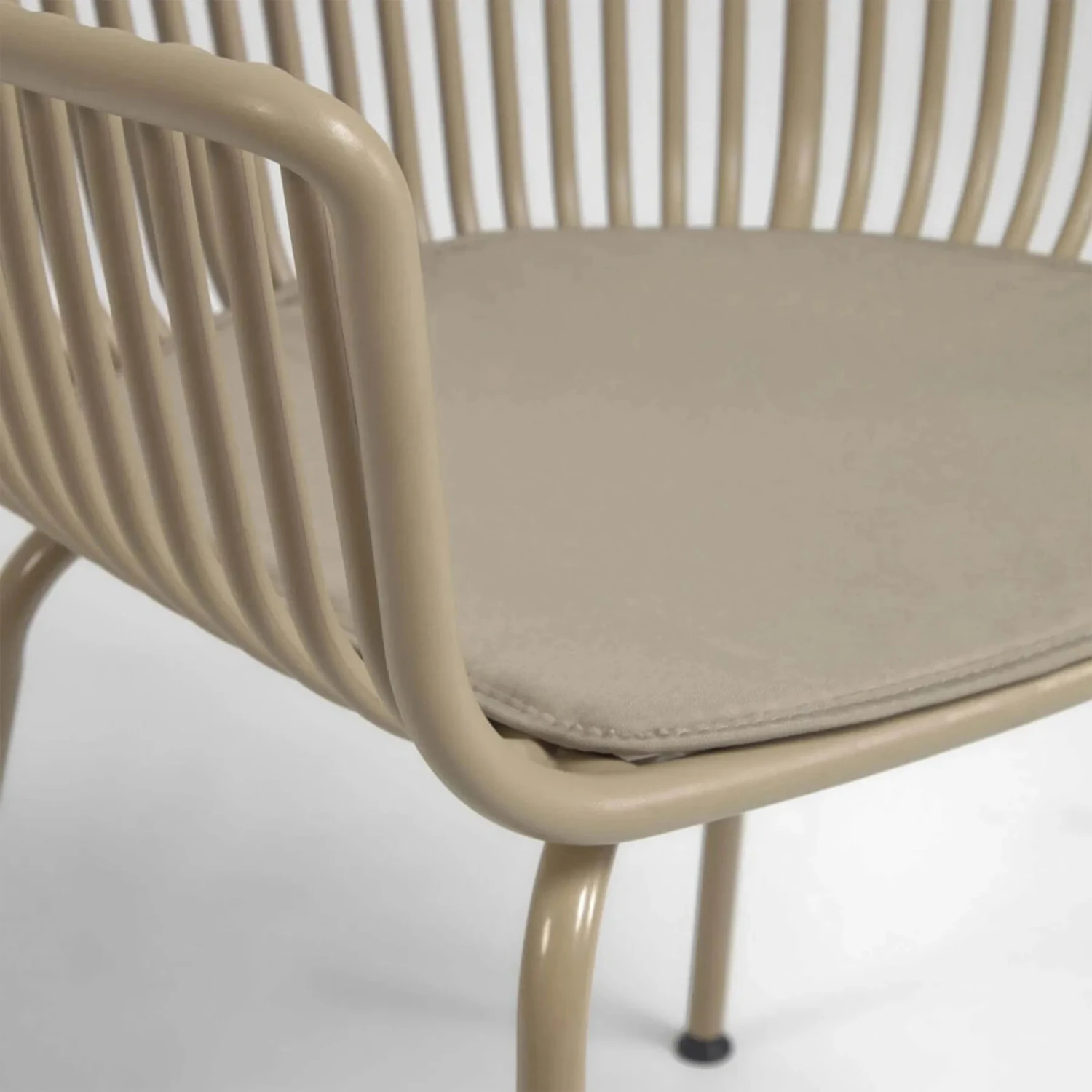 Surpika Outdoor Dining Chair - Beige - Image 7