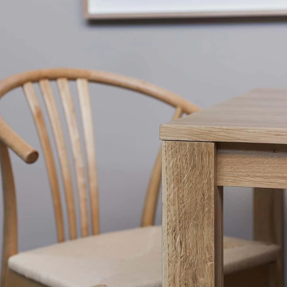 Solid Dining Table - Oak - Image 4