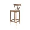 Twist Counter Stool - Teak