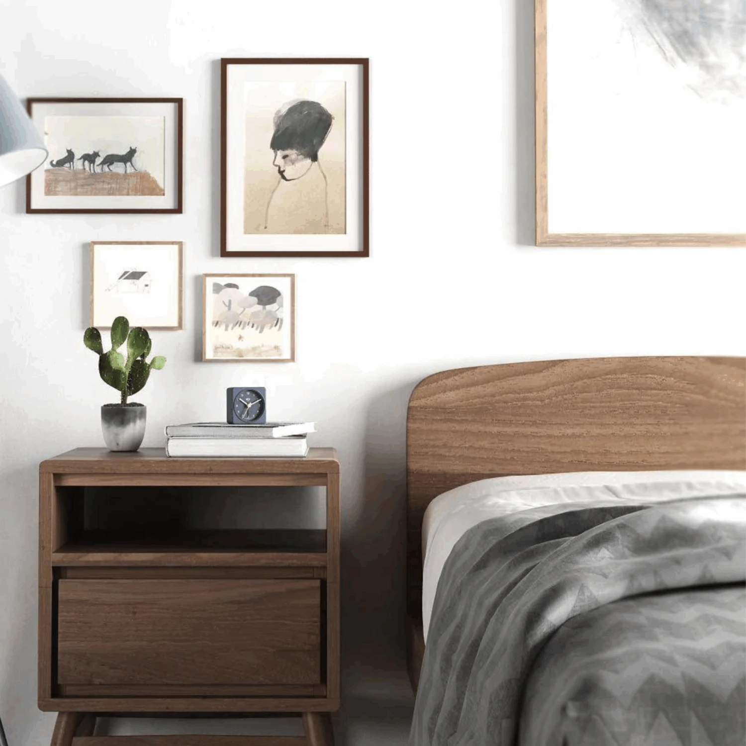 Twist King Bed - Teak - Image 2