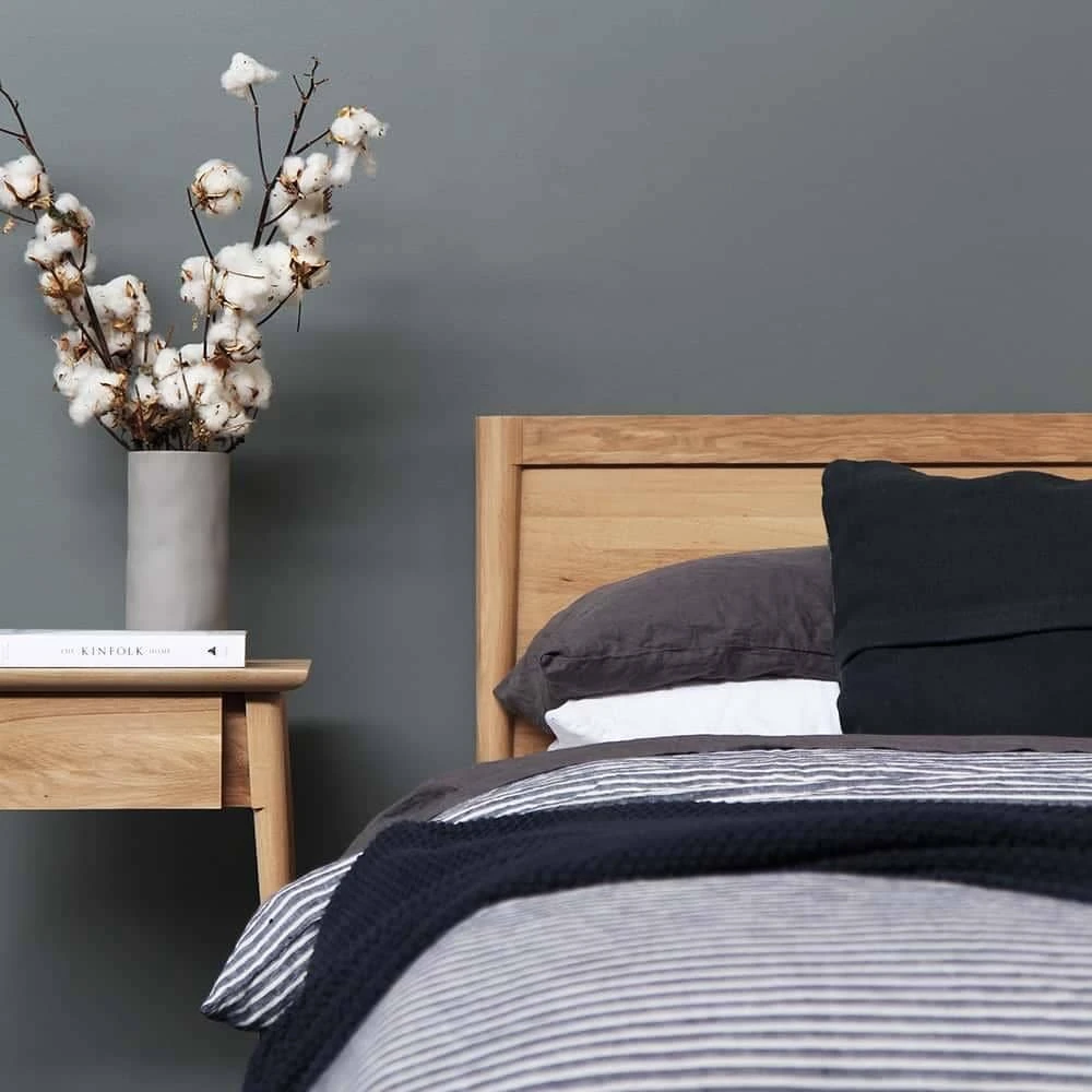 Vintage King Bed - Oak - Image 3