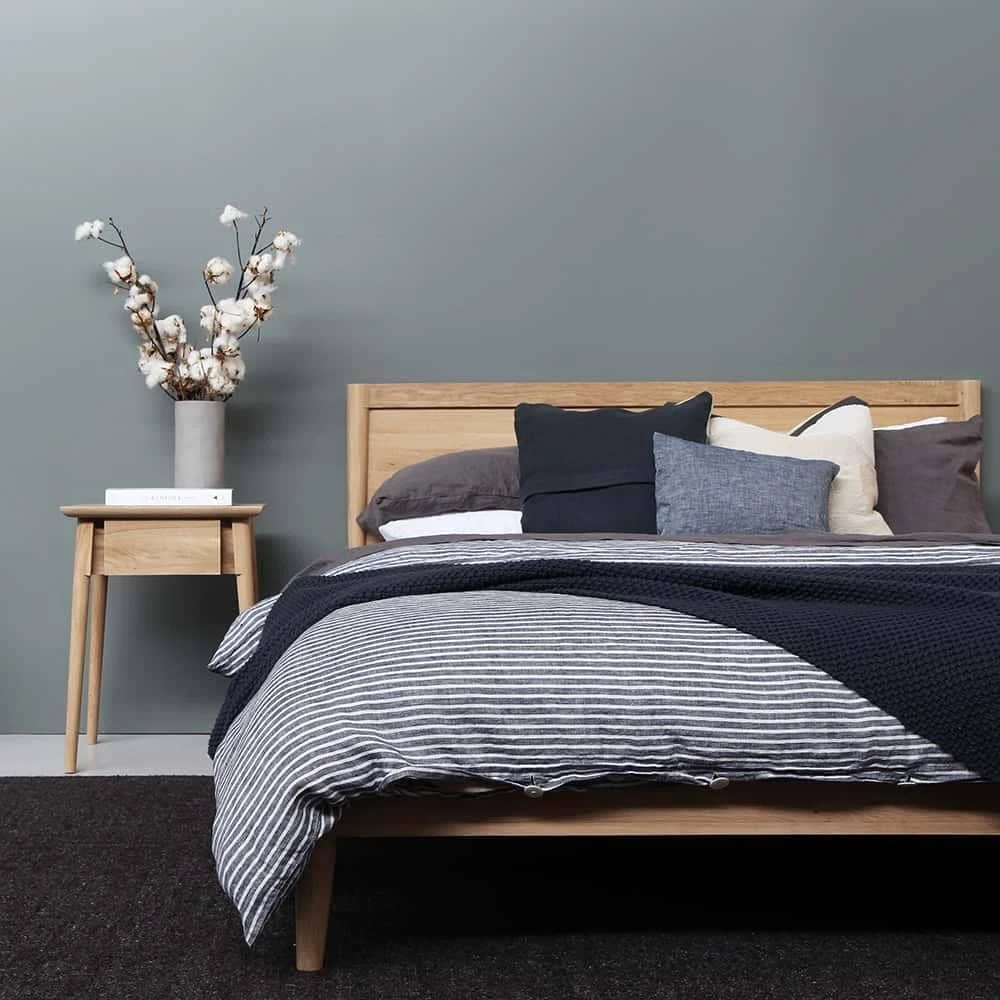 Vintage King Bed - Oak - Image 2