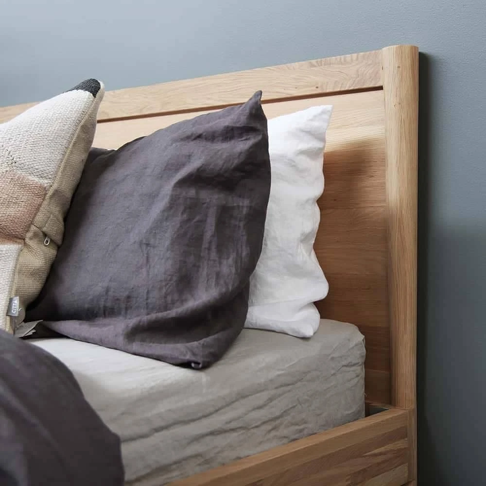 Vintage King Bed - Oak - Image 5