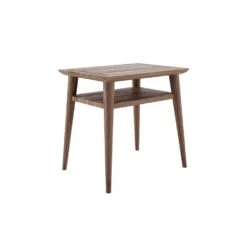 Vintage Open Bedside Table Large - Teak