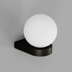 Orb Ledge Wall Light Medium - Old Bronze