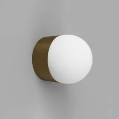 Orb Sur Wall Light Medium - Old Brass