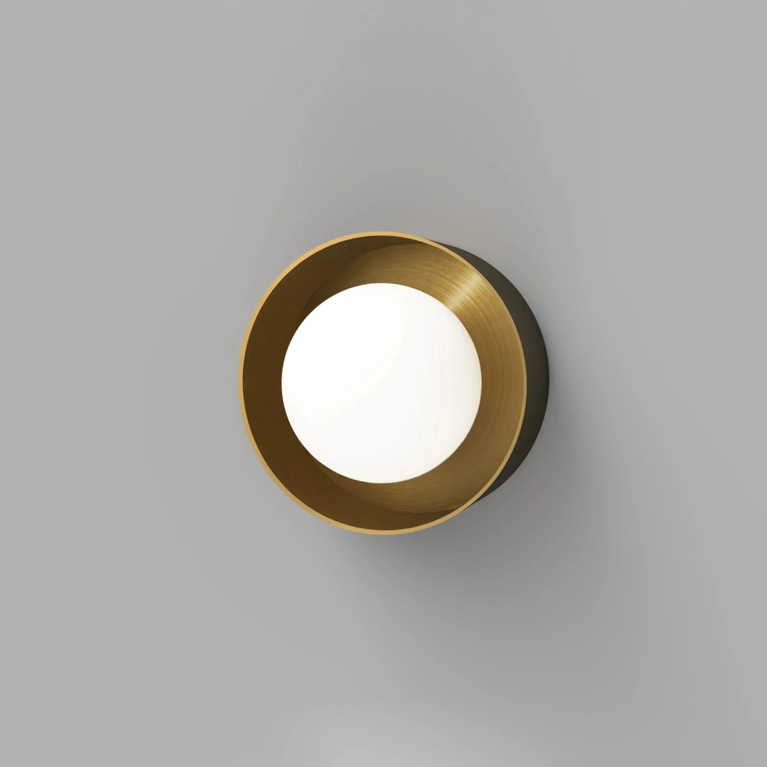 Orb Sur Wall Light Small - Old Brass - Image 9