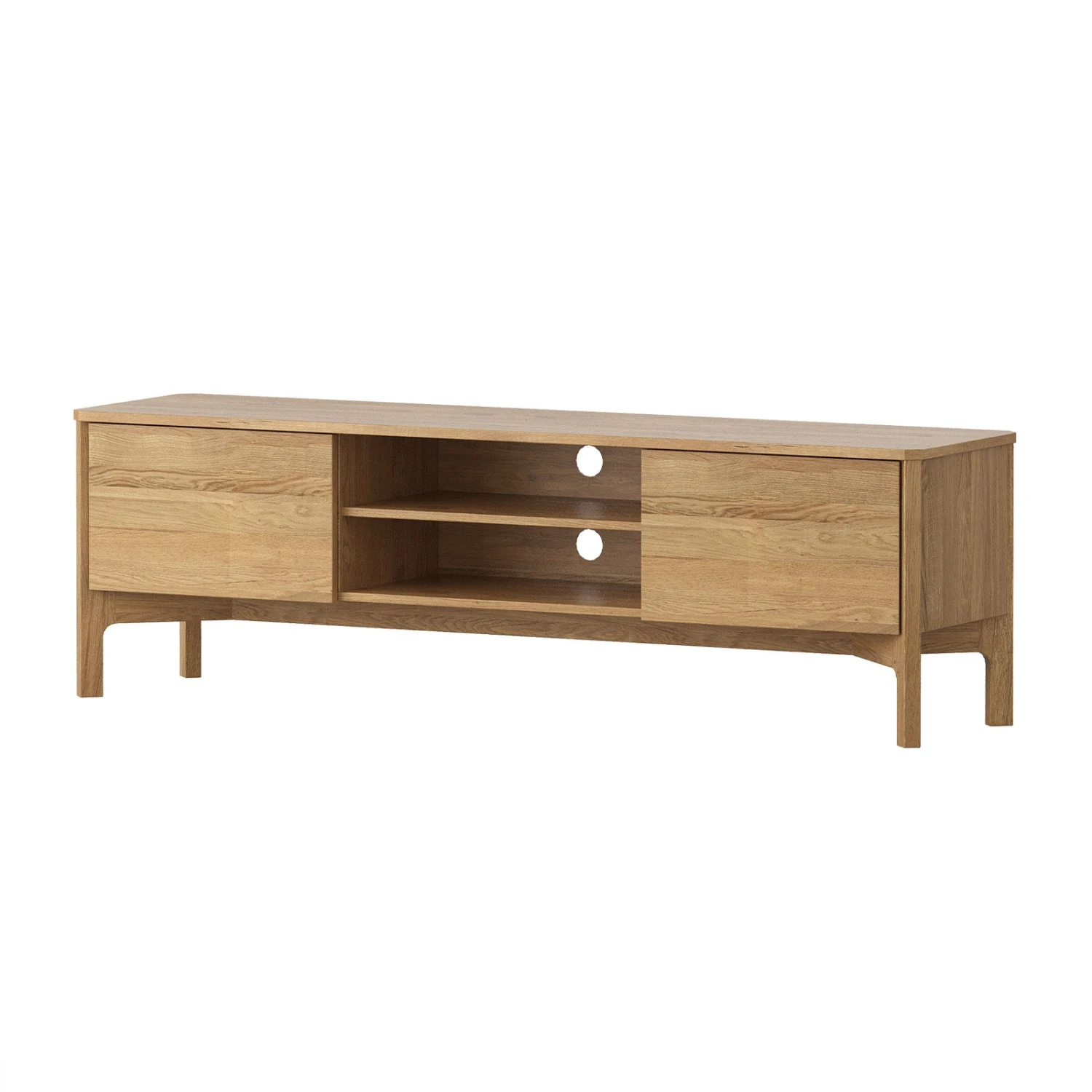 Aksel Entertainment Unit 180cm - Oak