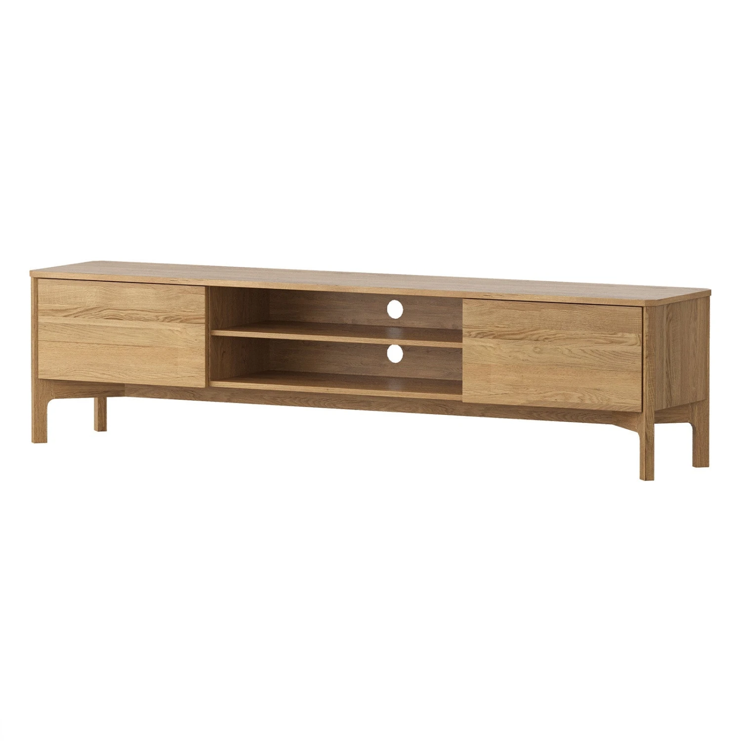 Aksel Entertainment Unit 220cm - Oak