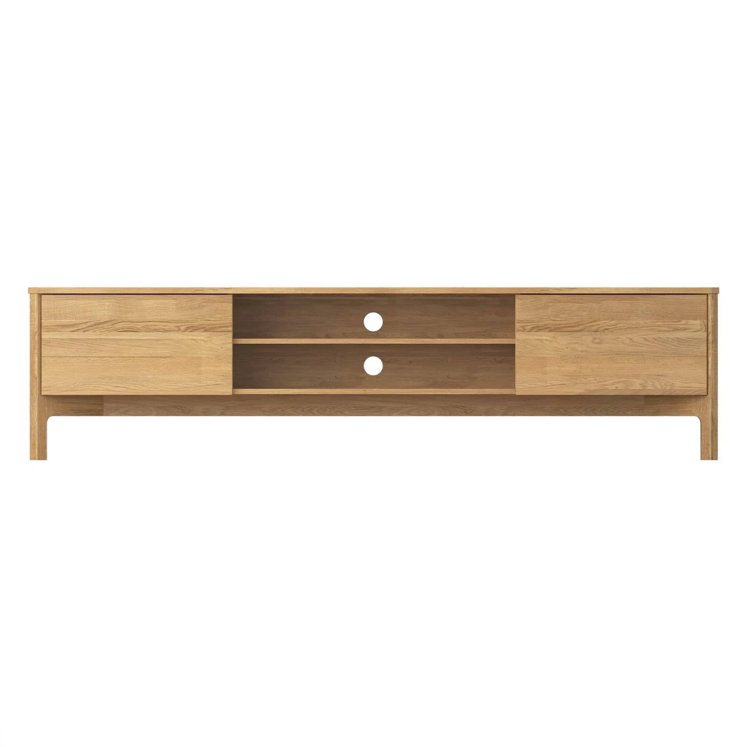 Aksel Entertainment Unit 220cm - Oak - Image 3