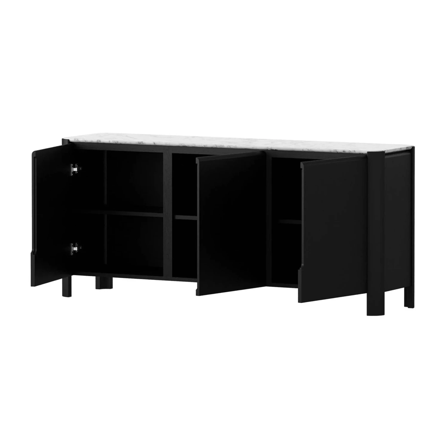 Orla Sideboard 180cm - Black - Image 3