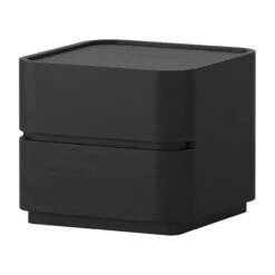 Clayton Bedside Table - Black