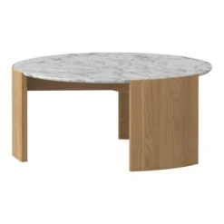 Orla Round Coffee Table 90cm - Oak