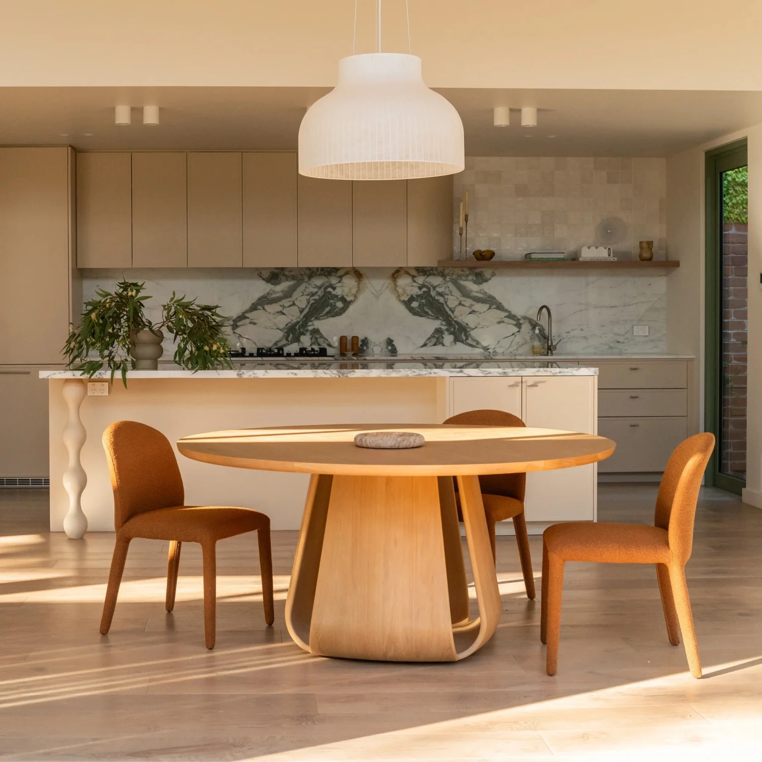 Sima Dining Table 160cm - Oak - Image 2