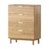 Jaya Four Drawer Chest - Oak