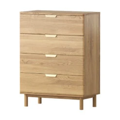 Jaya Four Drawer Chest - Oak