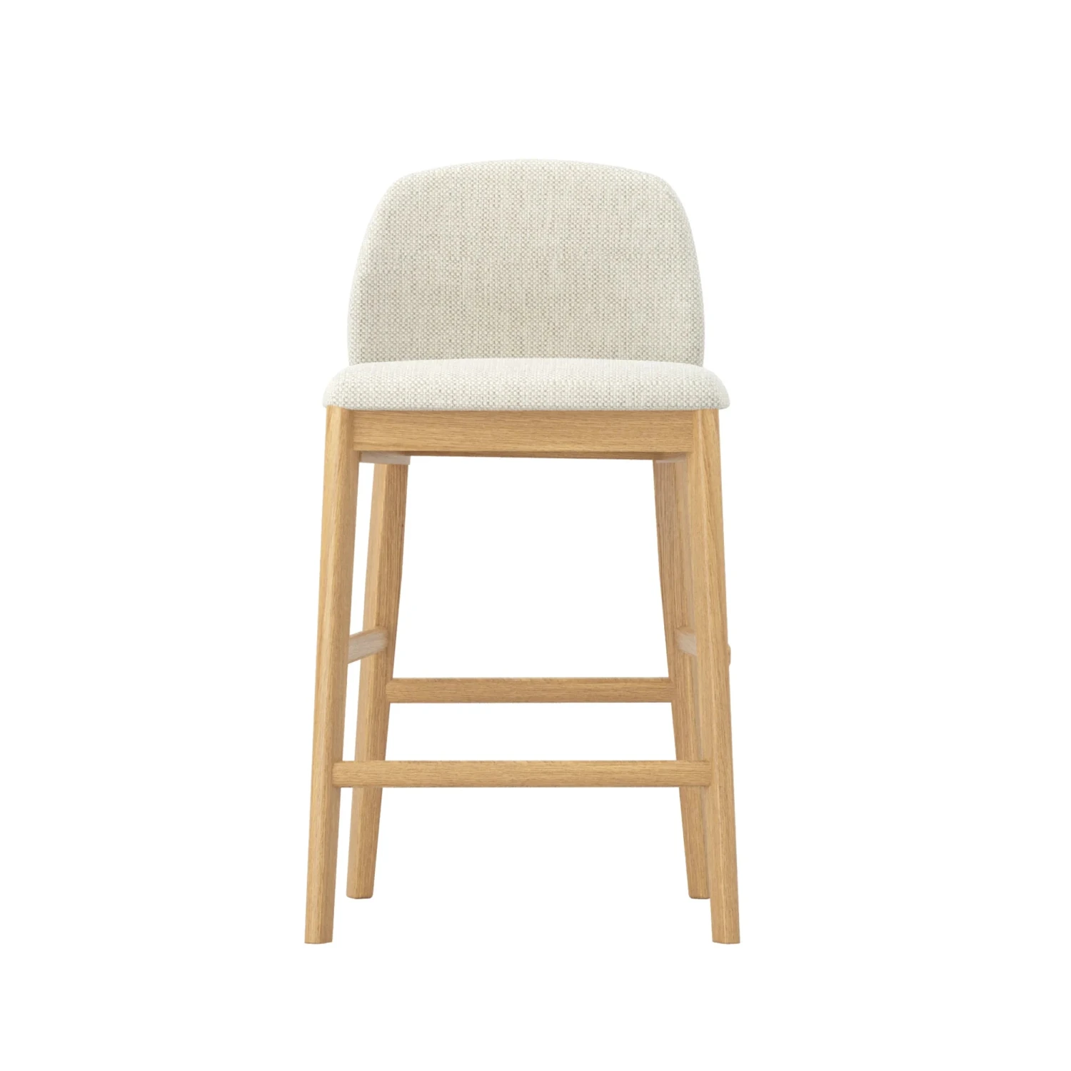 Stella Bar Stool - Oak/Beige - Image 3