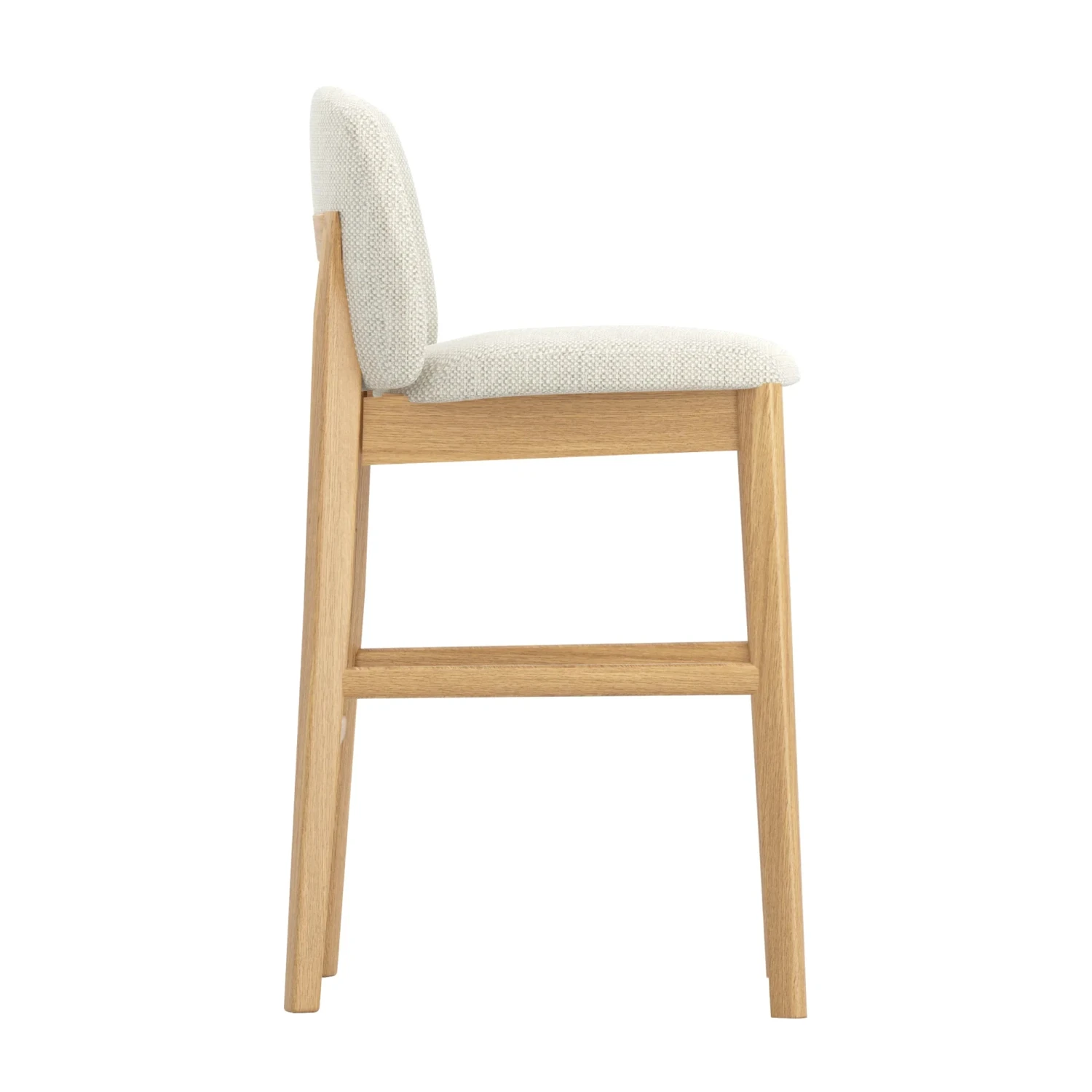 Stella Bar Stool - Oak/Beige - Image 4